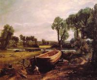 Constable, John - Boat Building